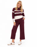 Pantalón Zoe burdeos – Le Munir