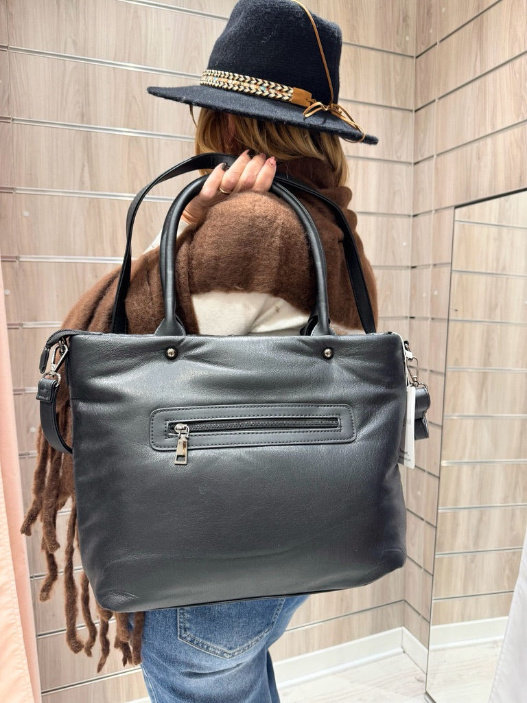 Bolso Nur Negro Acolchado