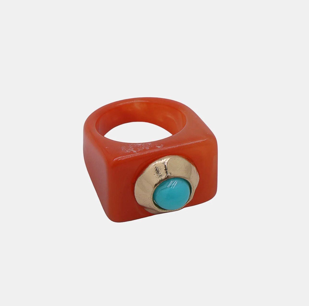 Anillo Mar Naranja Círculo