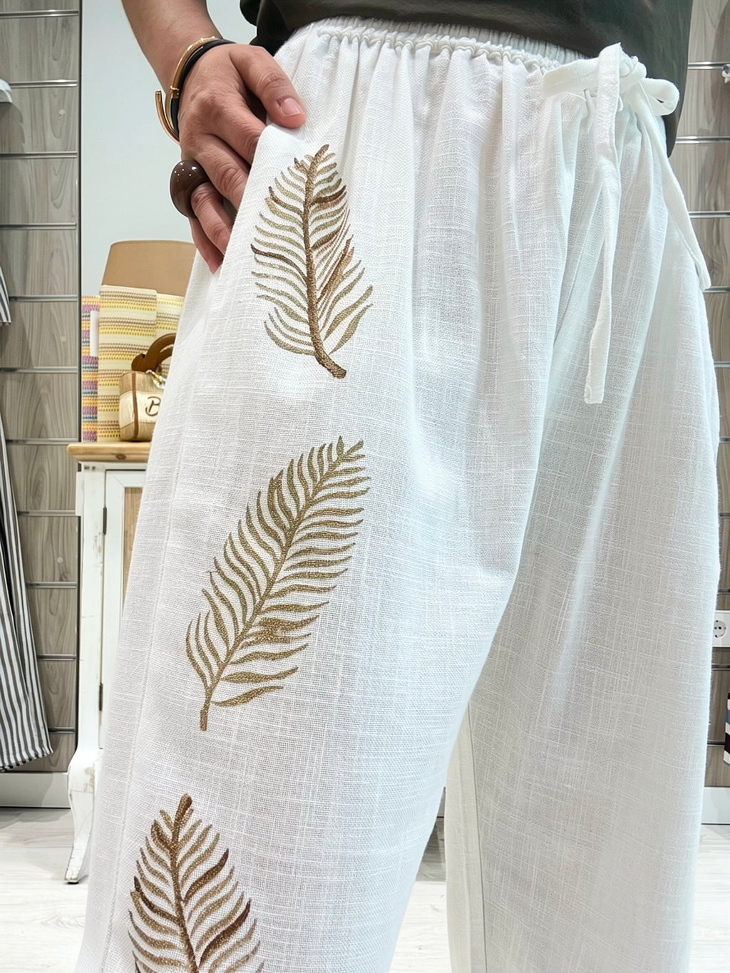 Pantalón Toscana Blanco