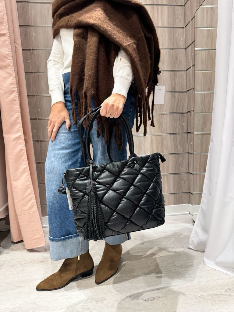 Bolso Nur Negro Acolchado