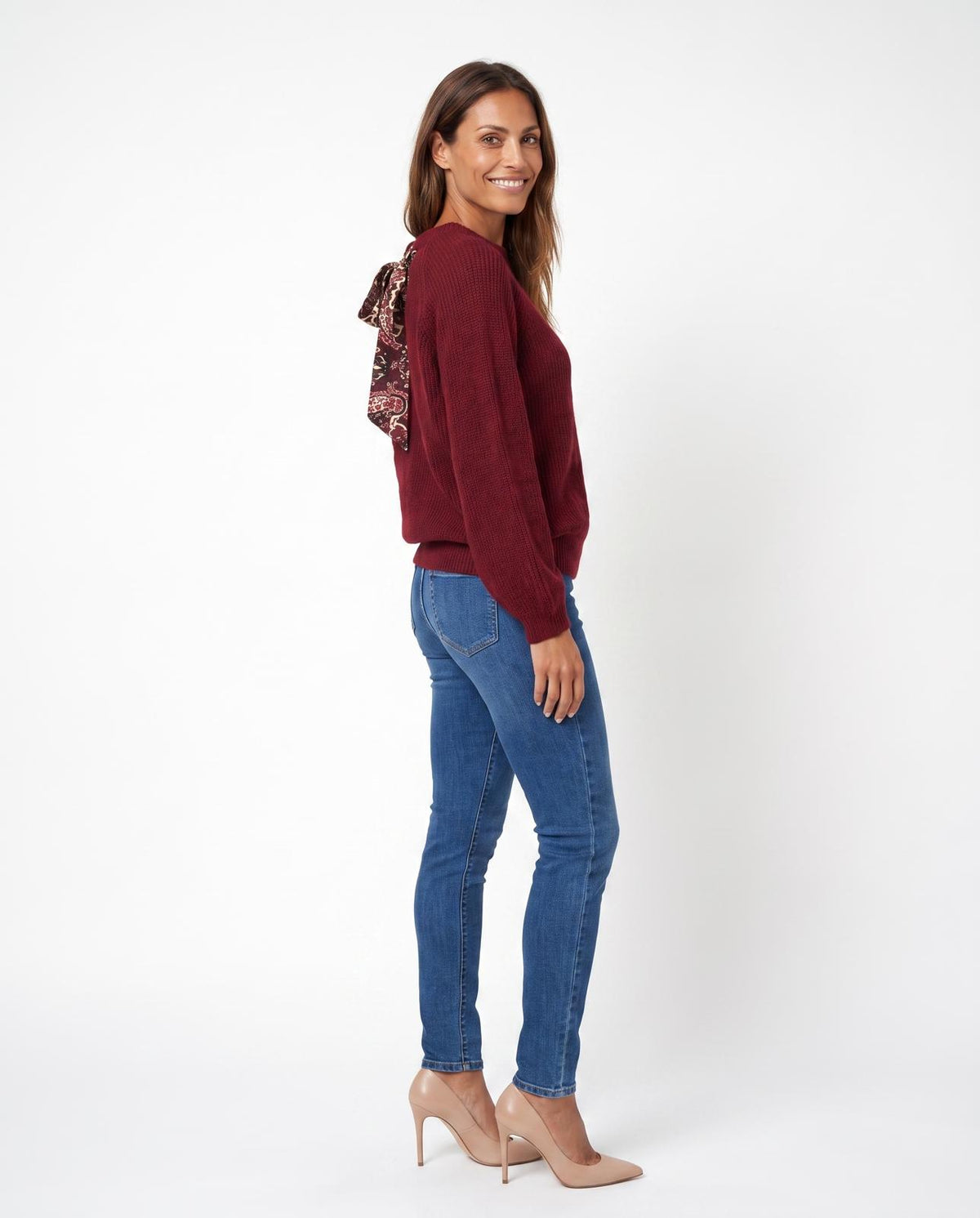 Jersey Rive Gauche burdeos – Poète – ✦ Muy Pronto