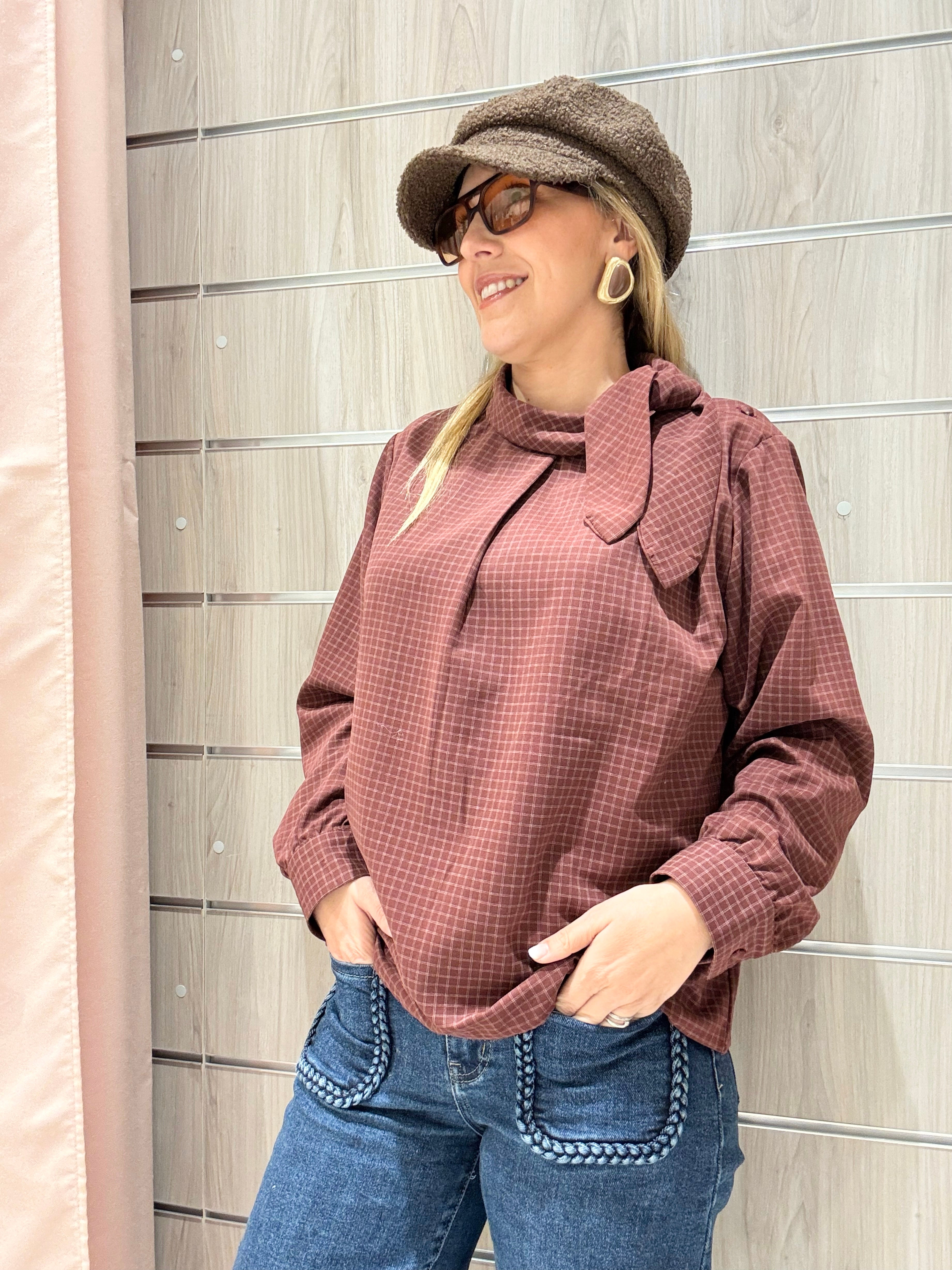 Blusa Patricia Burdeos