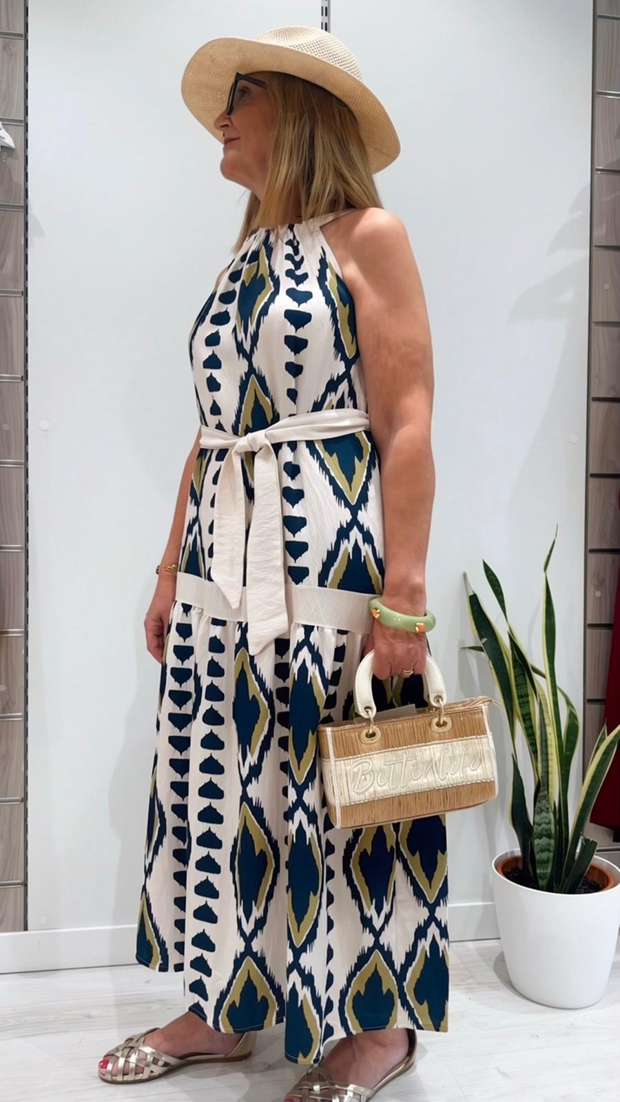 Vestido Alina Beige