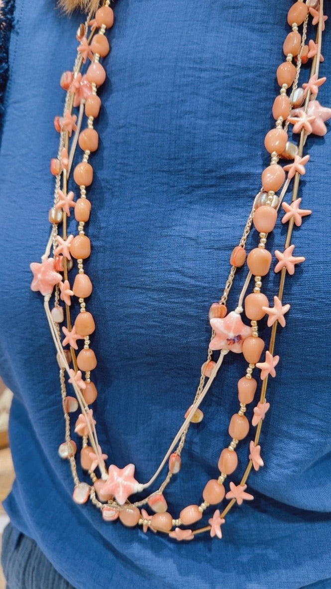 Collar Estrella Rosa