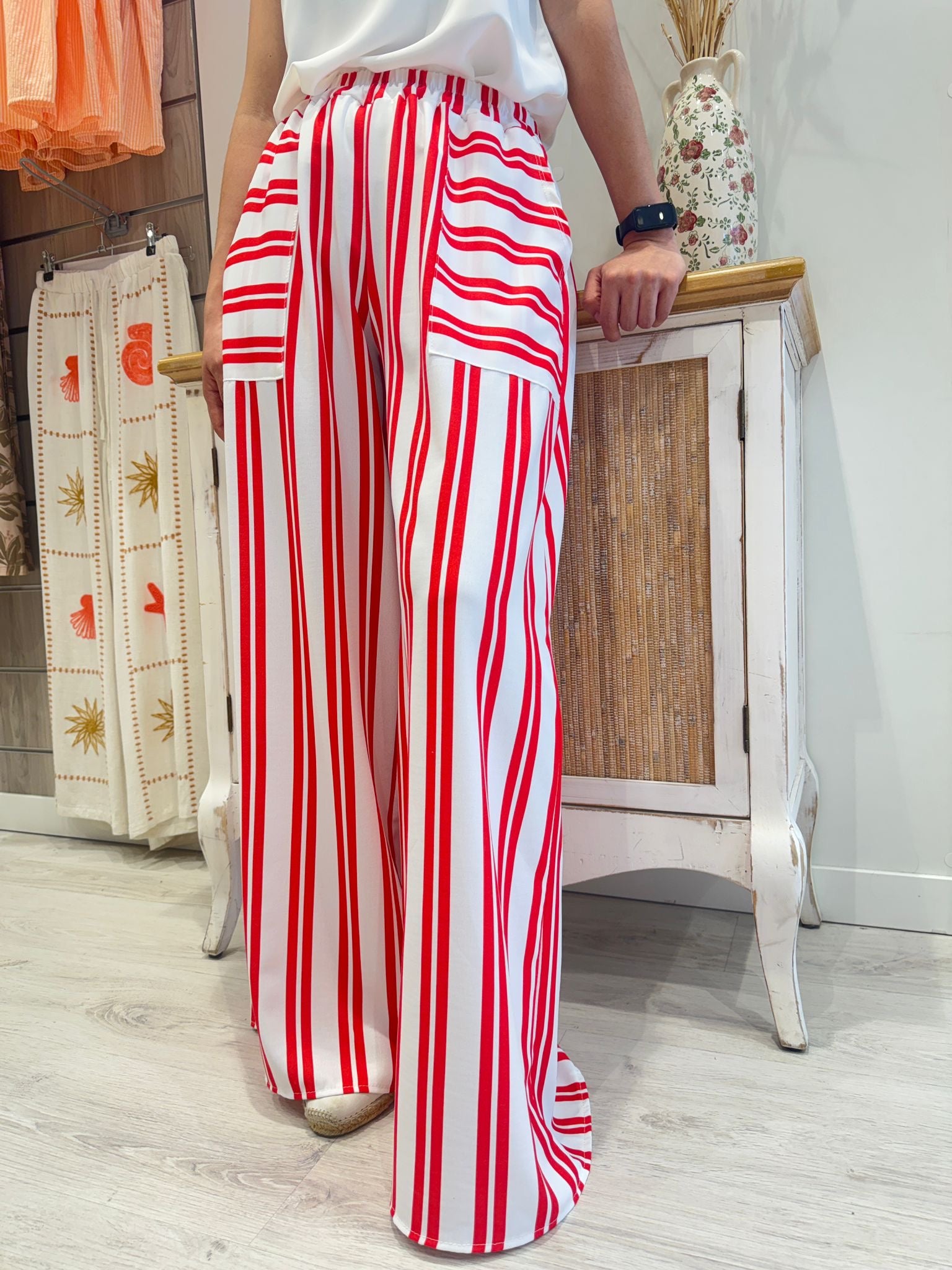Pantalón Noemí Rojo