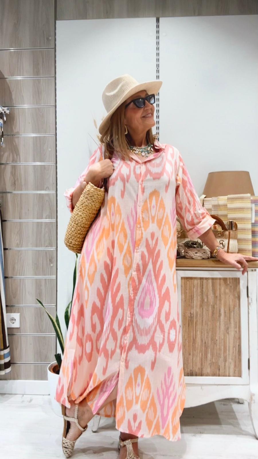 Vestido Italia Rosa