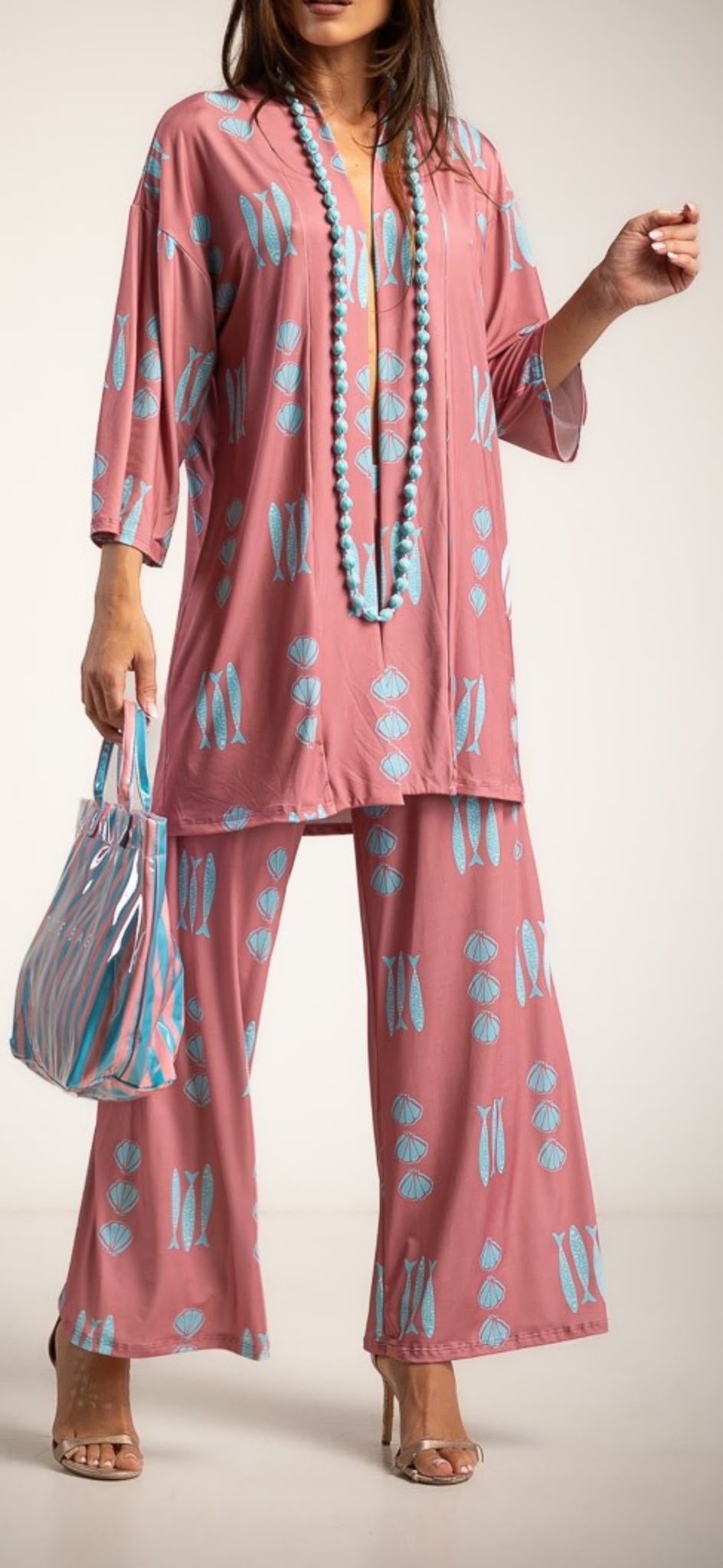 Pantalón Roma Rosa Empolvado