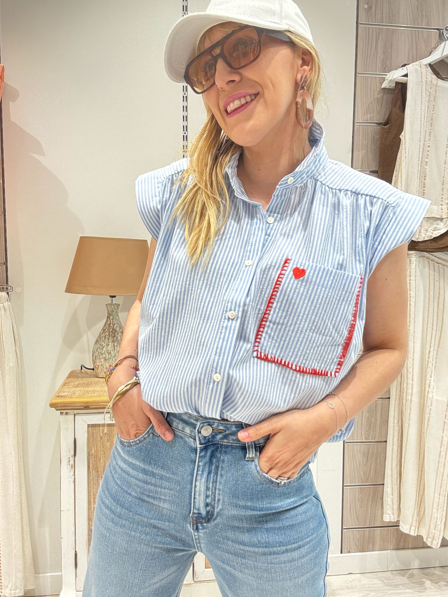 Camisa Valeria Azul