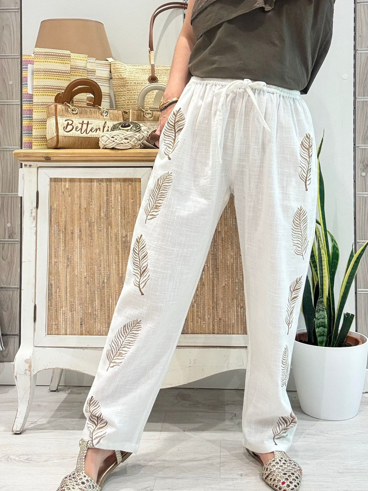 Pantalón Toscana Blanco