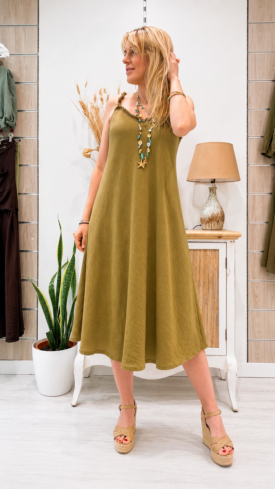 Vestido Mimosa Verde