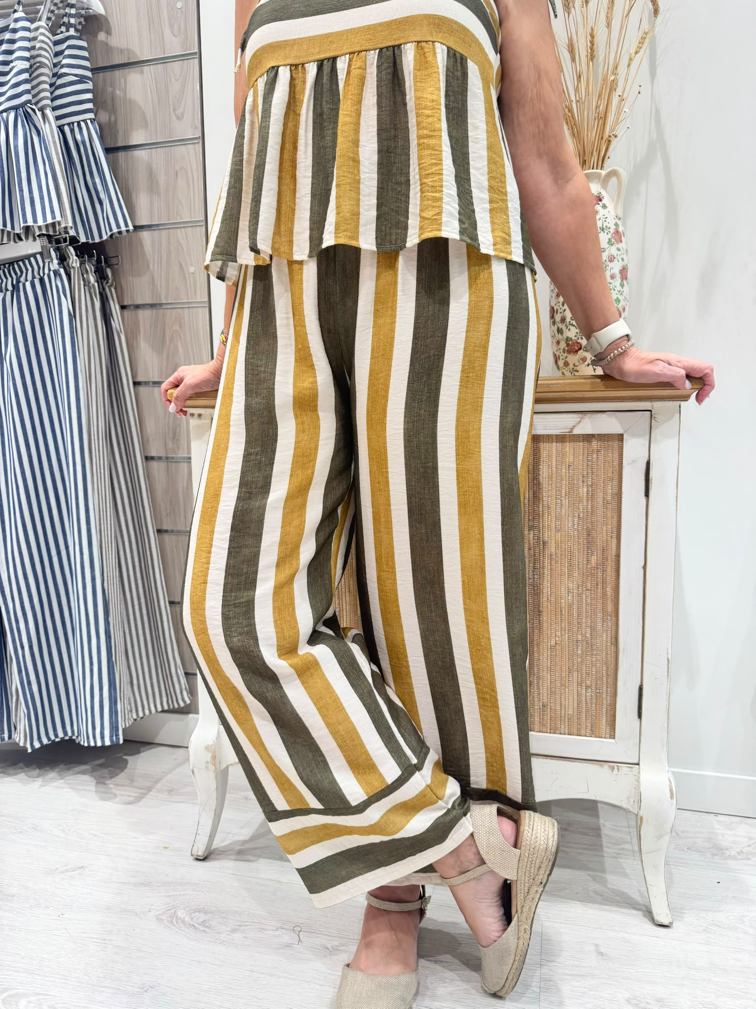 Conjunto Lucía Verde Kaki