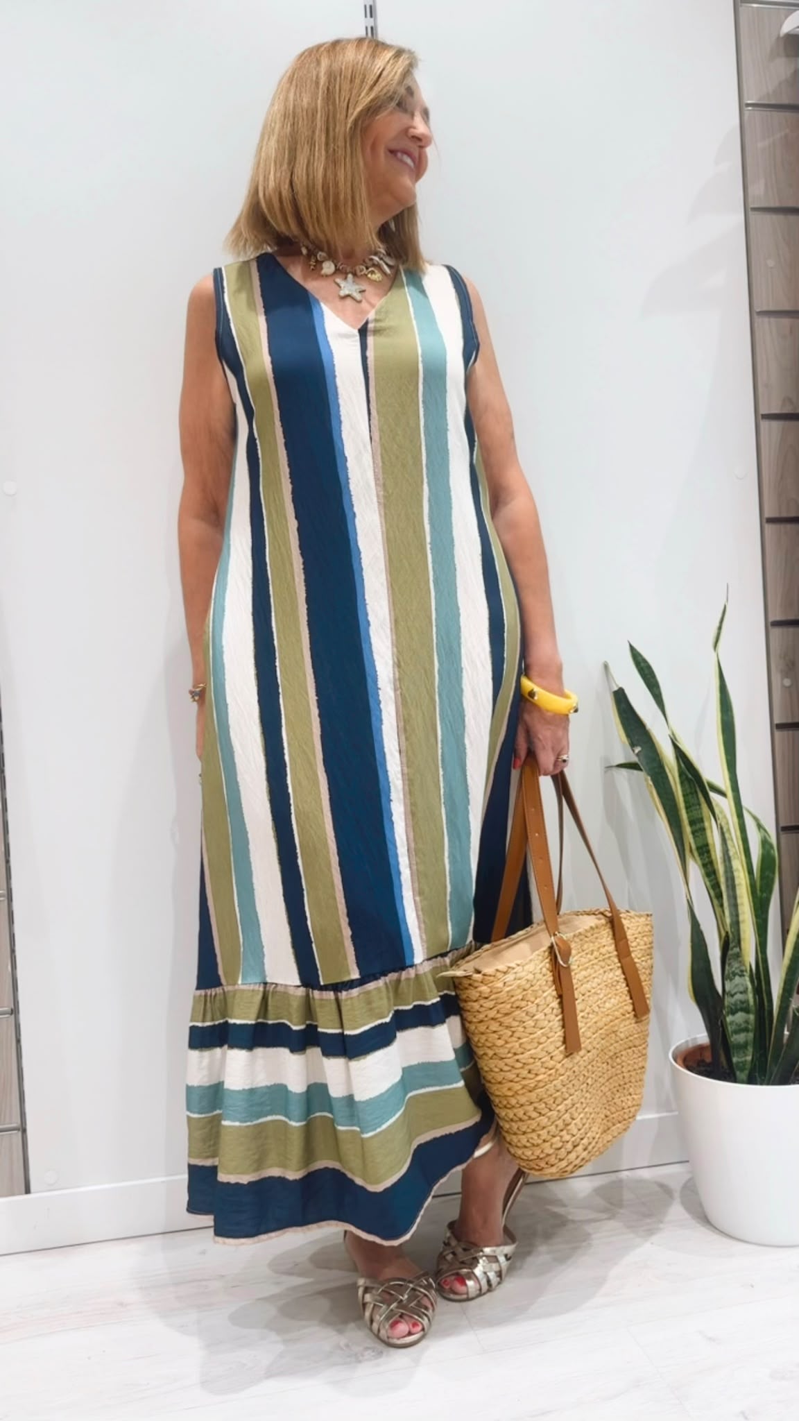 Vestido Maya Celeste
