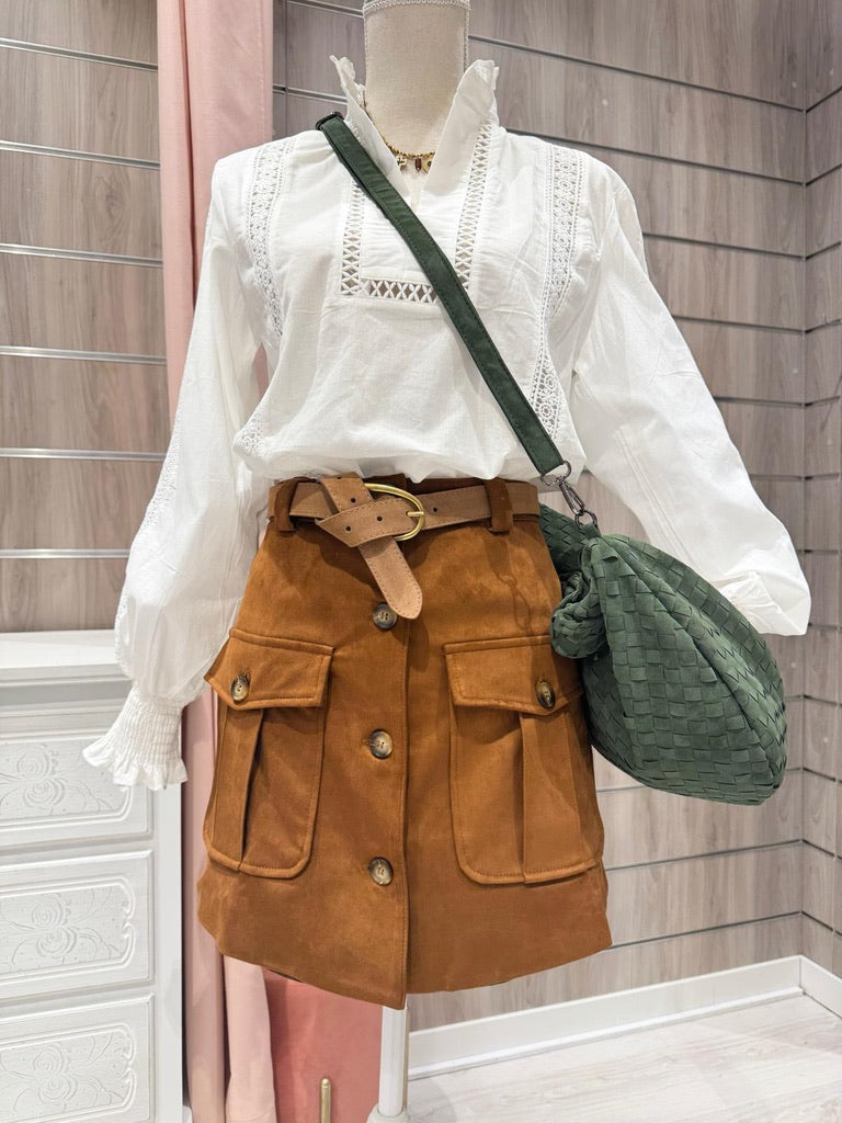 Falda Esperanza Camel