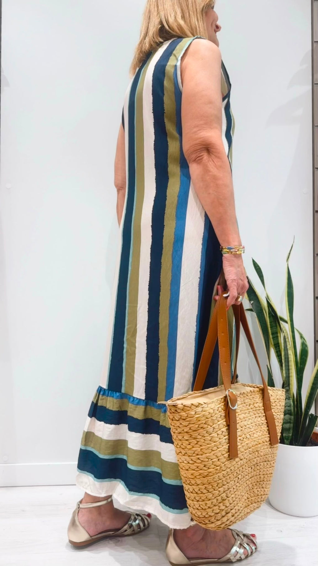 Vestido Maya Celeste