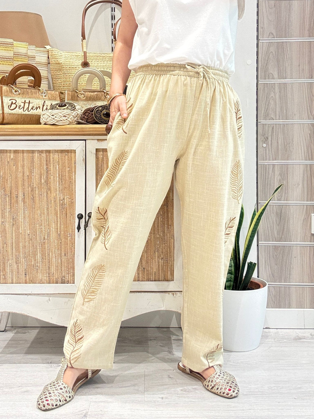 Pantalón Toscana Beige