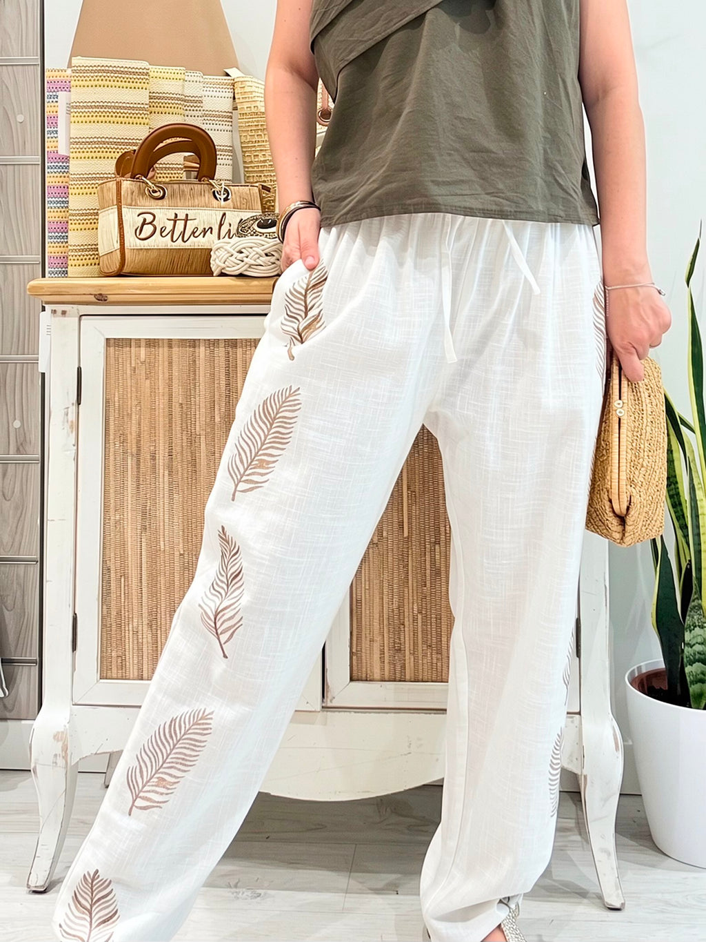 Pantalón Toscana Blanco