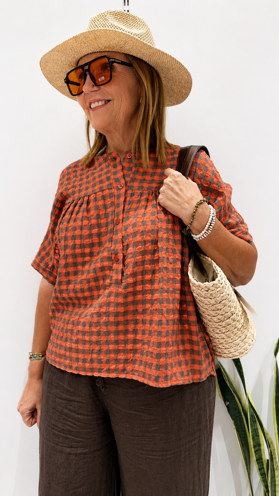 Camisa Violeta Coral