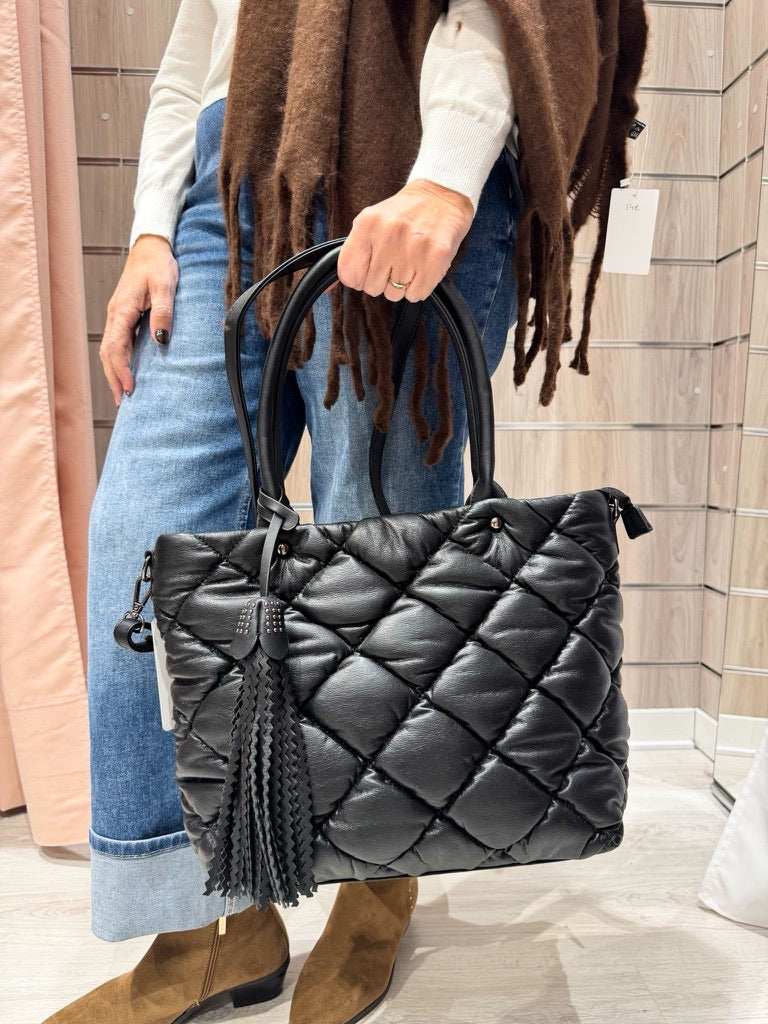 Bolso Nur Negro Acolchado