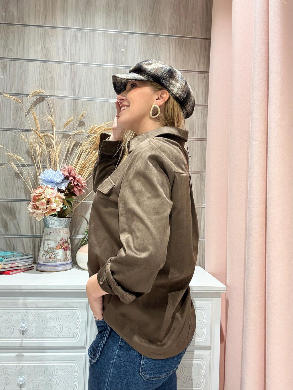 Camisa Valeria Marrón