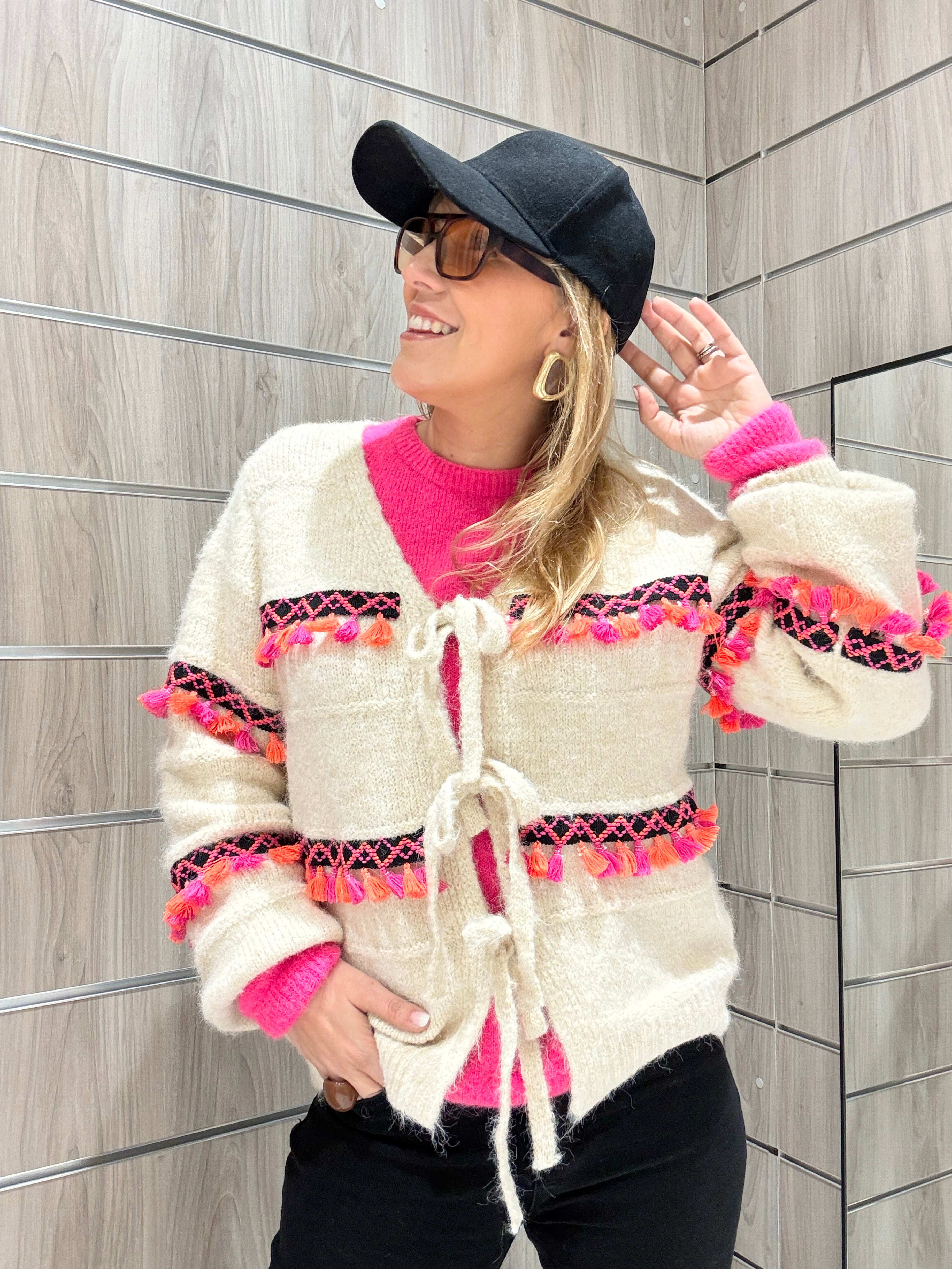 Cardigan Indiana Beige