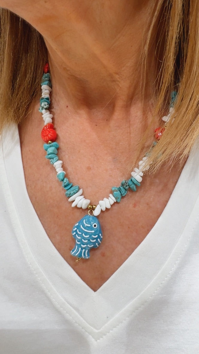 Collar Lola Azul