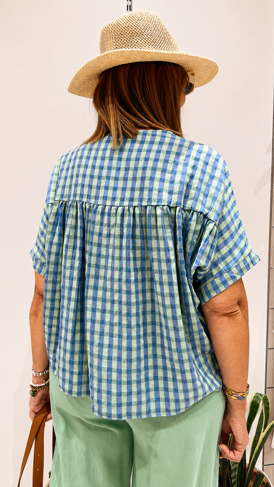 Camisa Violeta Verde