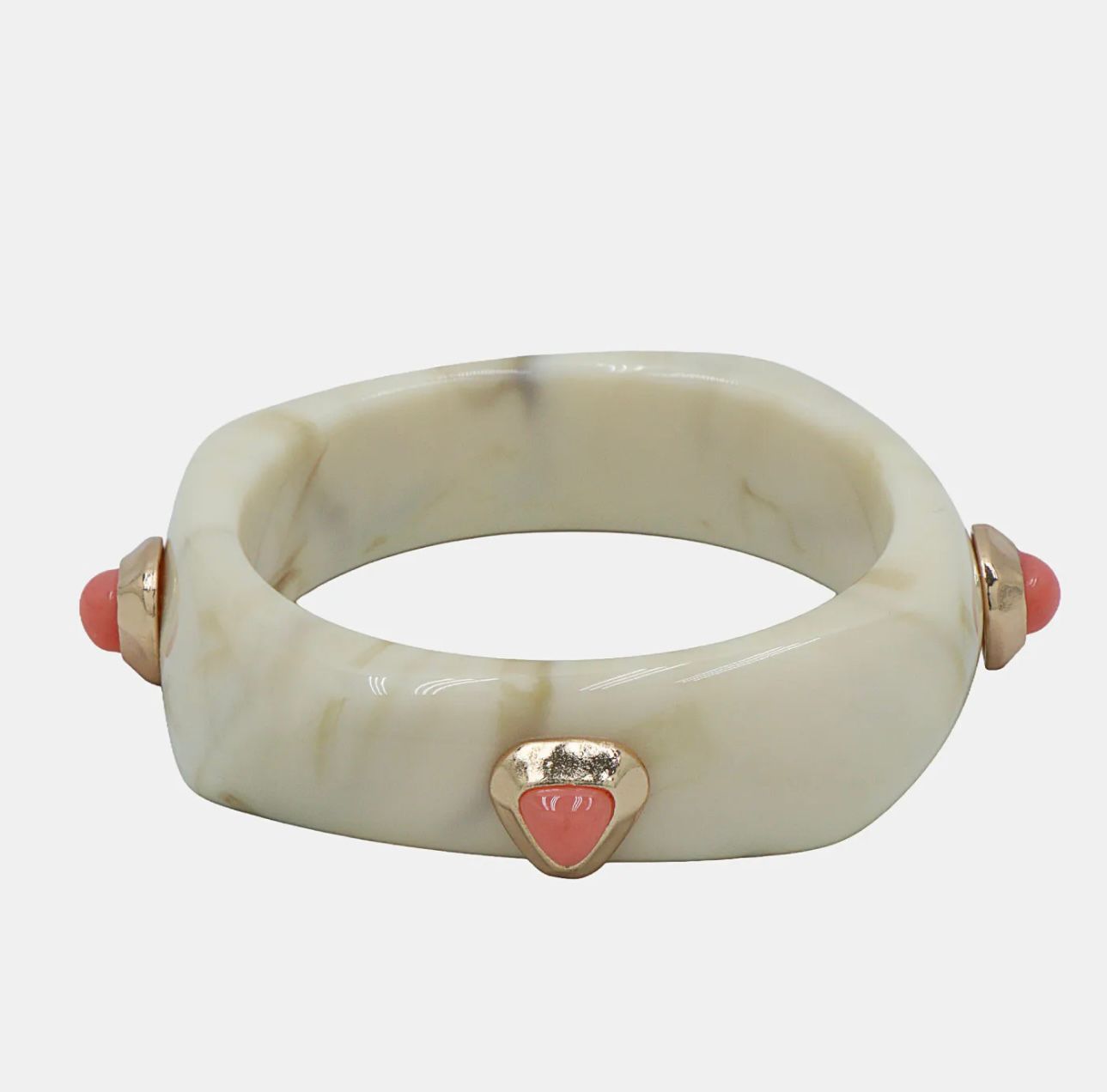 Brazalete Celia Beige Triángulo