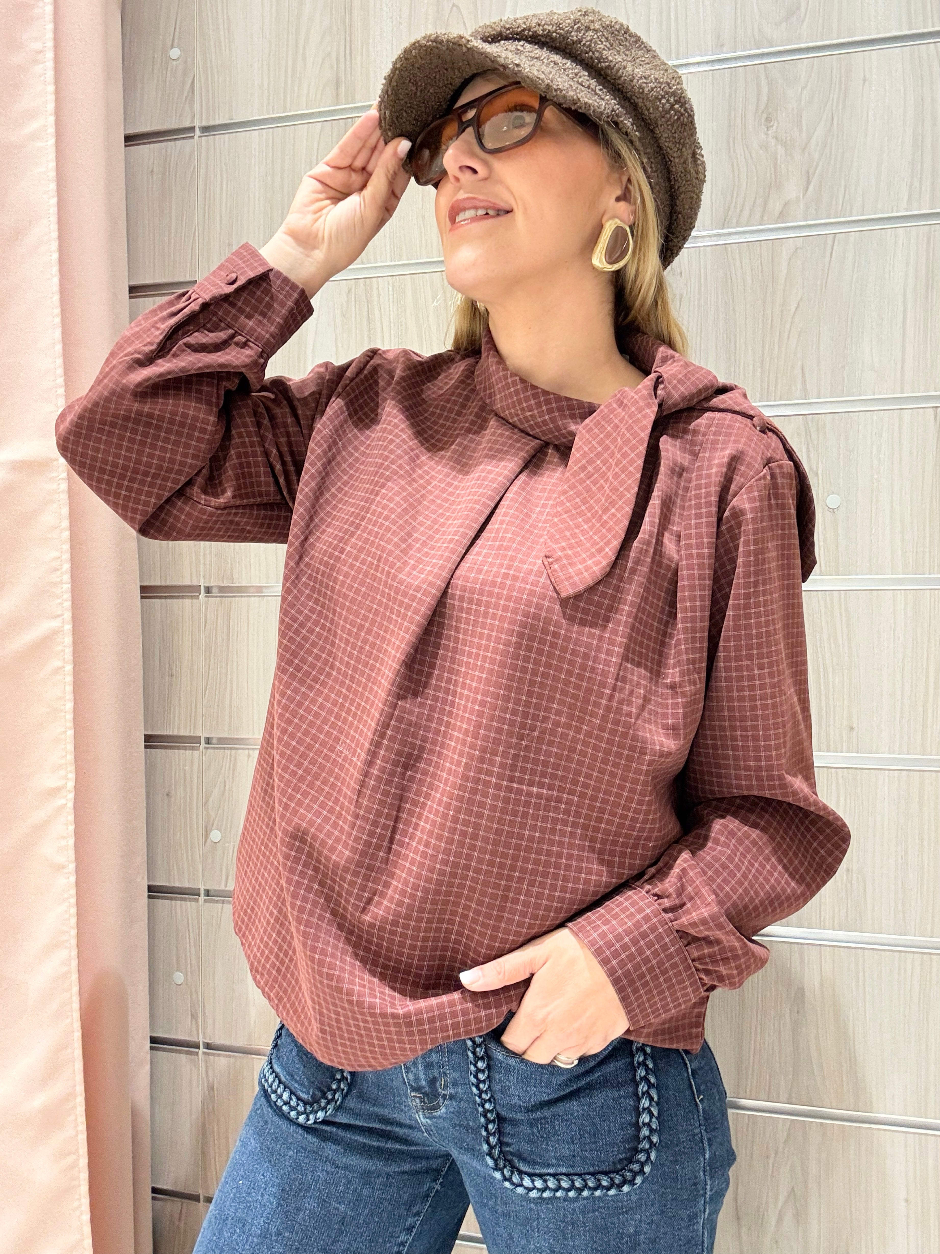 Blusa Patricia Burdeos