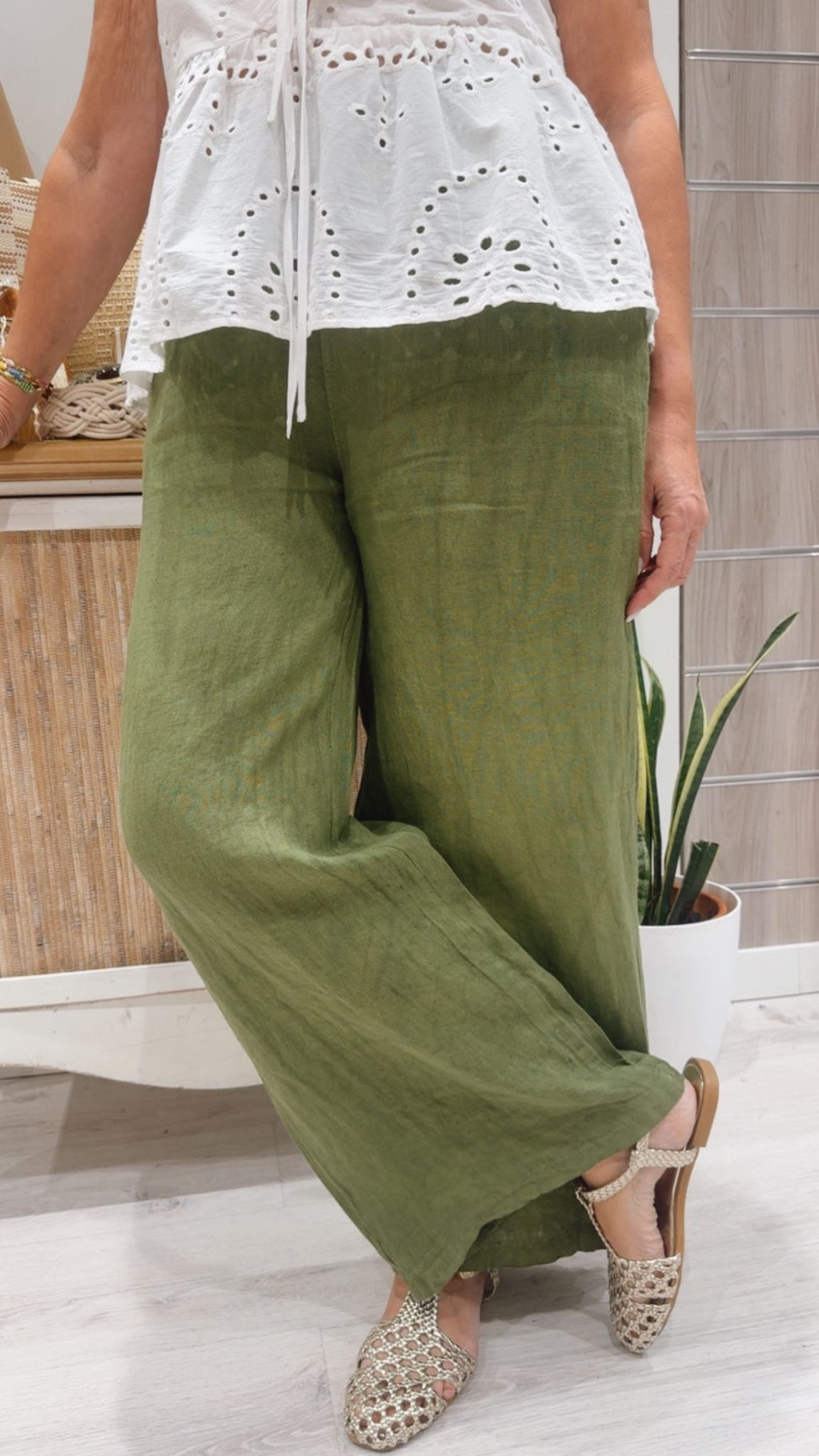 Pantalón Abril Verde
