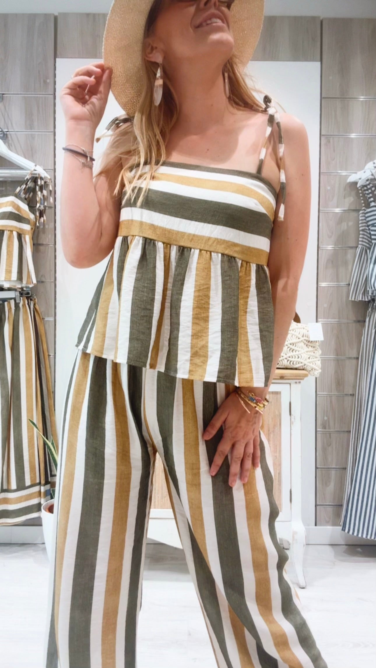 Conjunto Lucía Verde Kaki