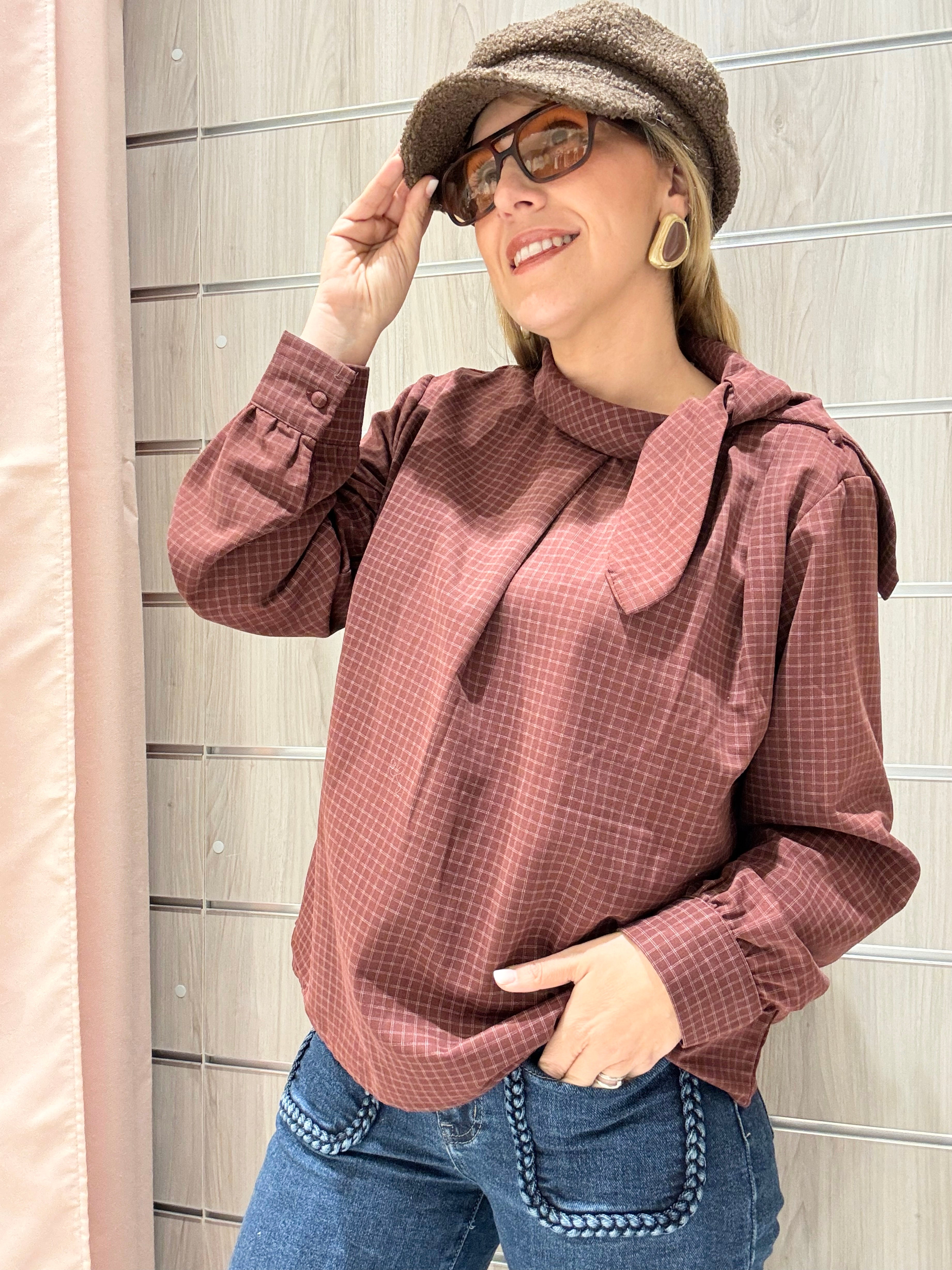 Blusa Patricia Burdeos