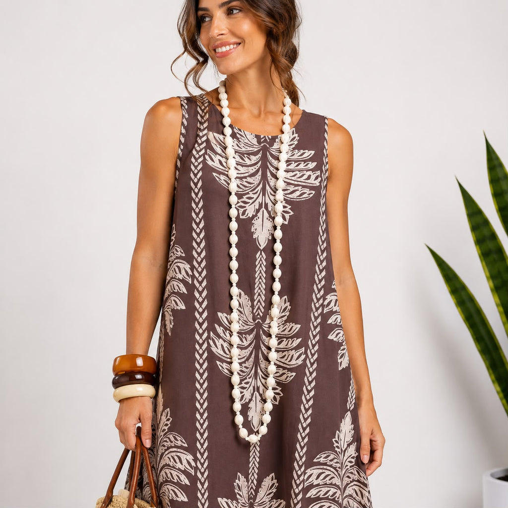 Vestido Santorini Marrón