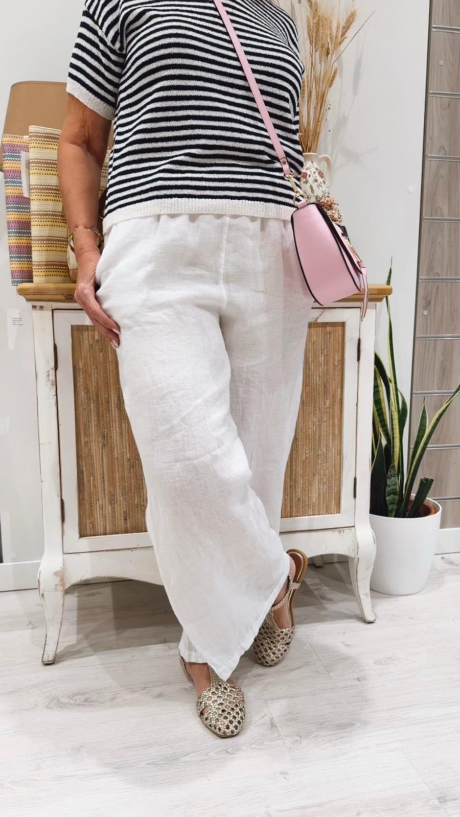 Pantalón Abril Blanco