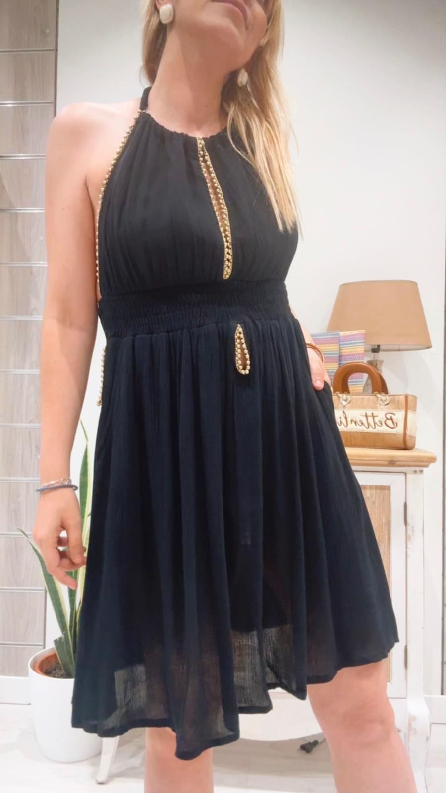 Vestido Madeira Negro