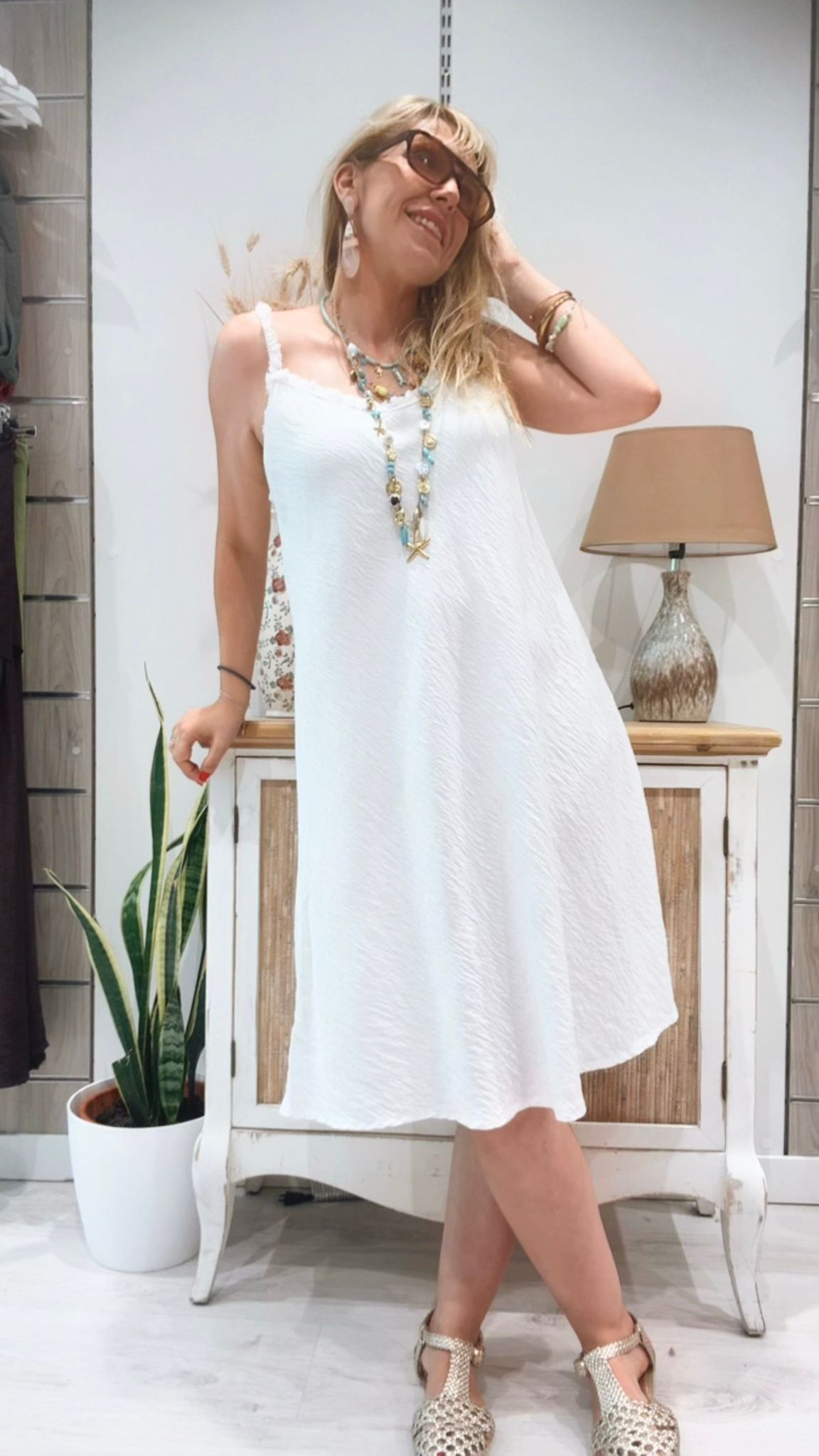 Vestido Mimosa Blanco