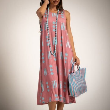 Vestido Milán Rosa Empolvado