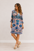 Vestido Java Azul