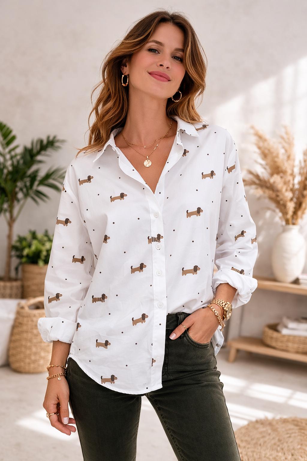 Camisa Matilda Perritos