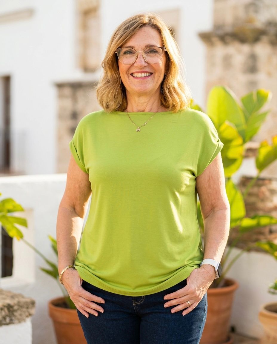 Camiseta Nuria Verde Lima