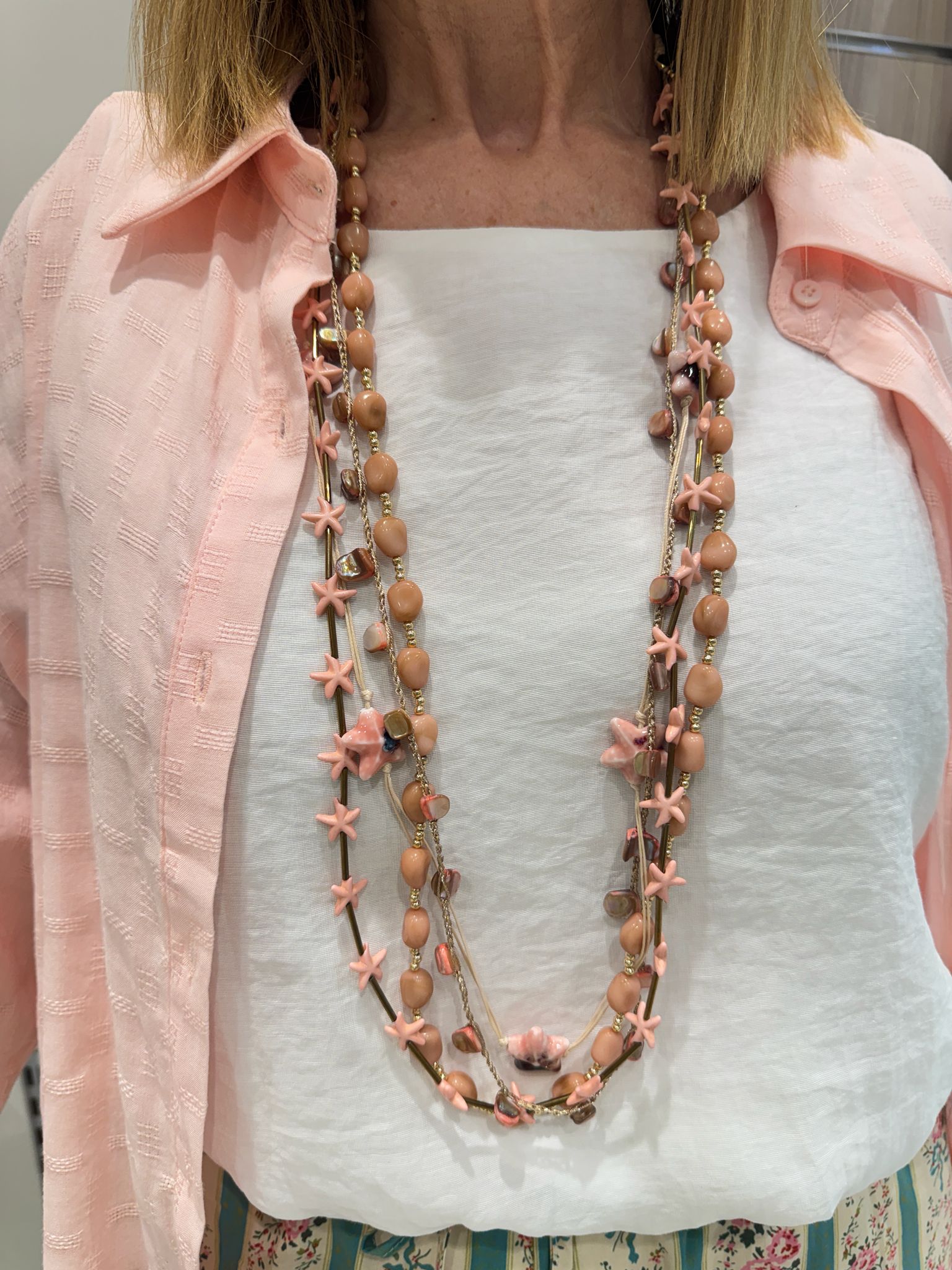 Collar Estrellas Rosa