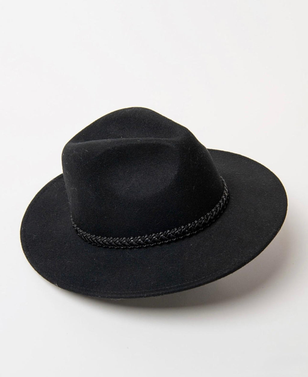 Sombrero fedora de fieltro de lana Negro – Le Munir