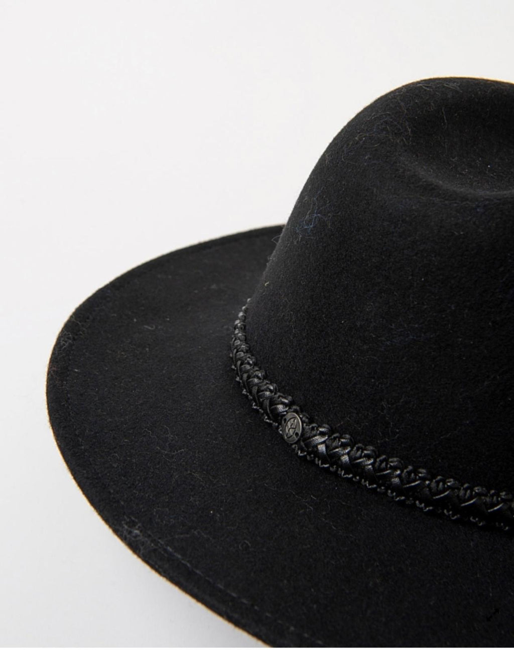 Sombrero fedora de fieltro de lana Negro – Le Munir