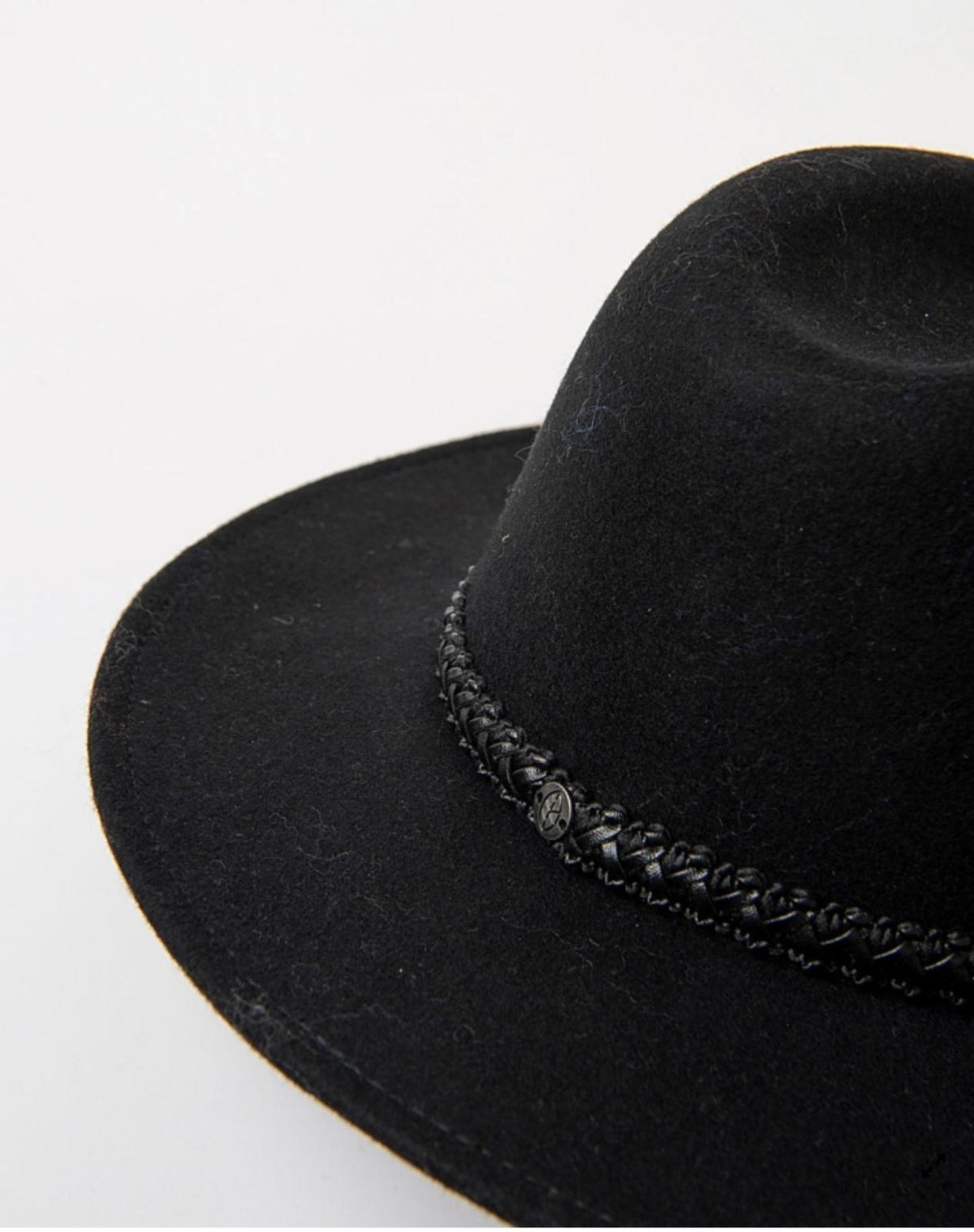 Sombrero fedora de fieltro de lana Negro – Le Munir