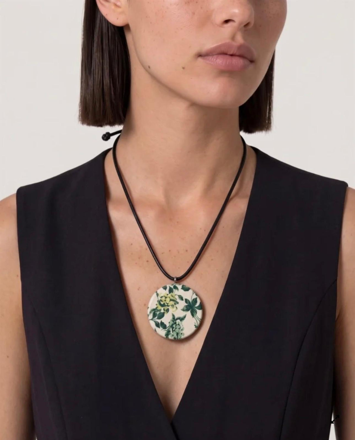 Medallón de madera floral print XISE – Le Munir
