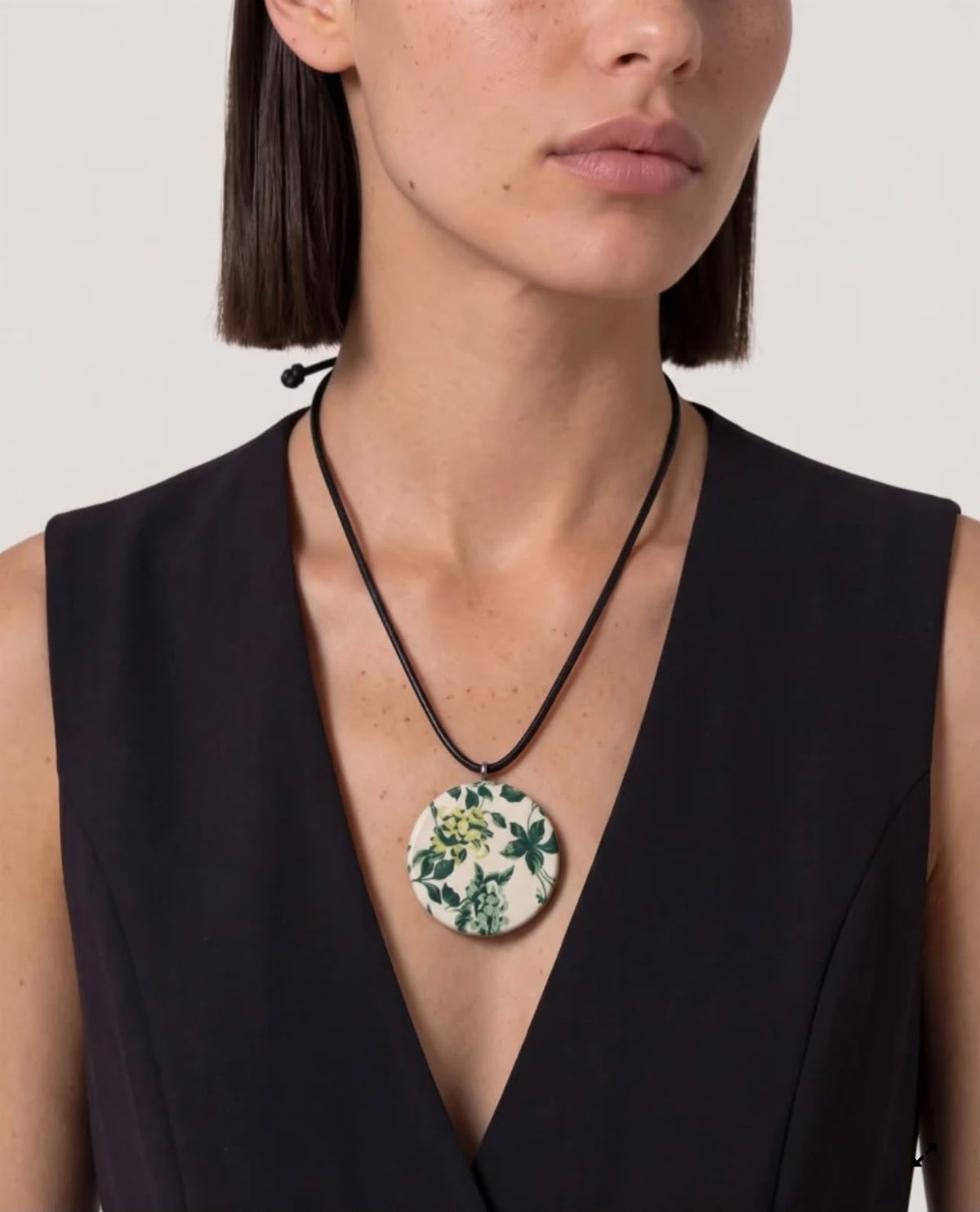 Medallón de madera floral print XISE – Le Munir